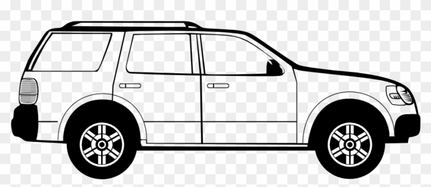 Car Clipart Side View Png Pencil And In Color - Car Side View Vector #12582