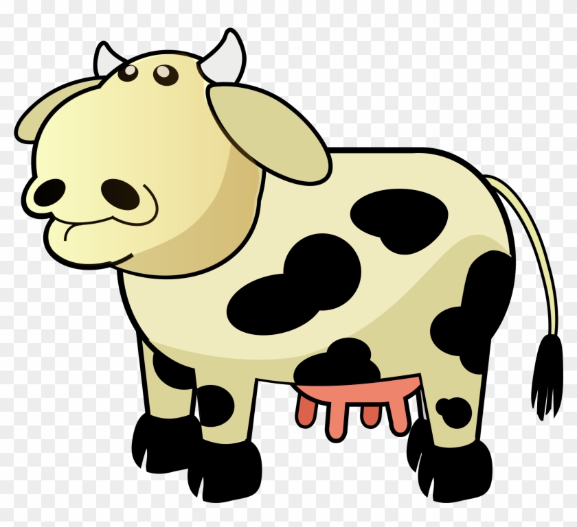 Cow Clip Art - Cow Udder Clip Art #12624