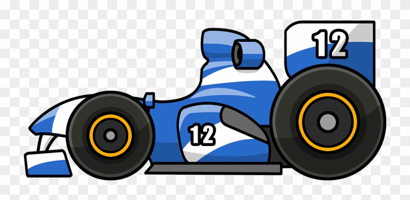 Race Car Free To Use Clip Art - Cartoon Racecar Transparent #12672