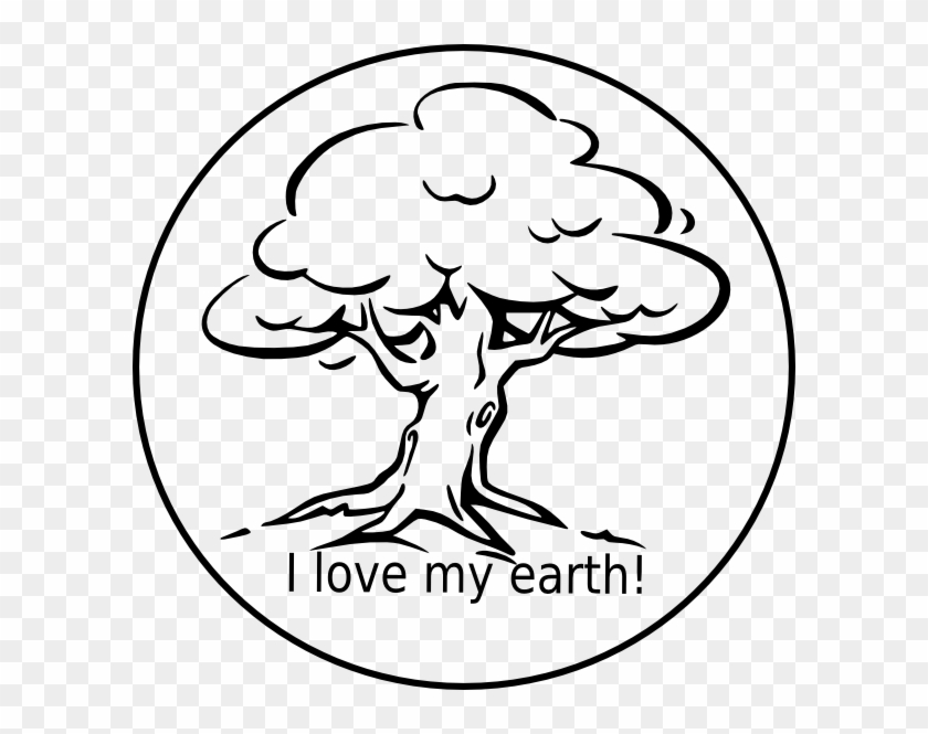 My Tree Clip Art - Outline Of A Tree #12712