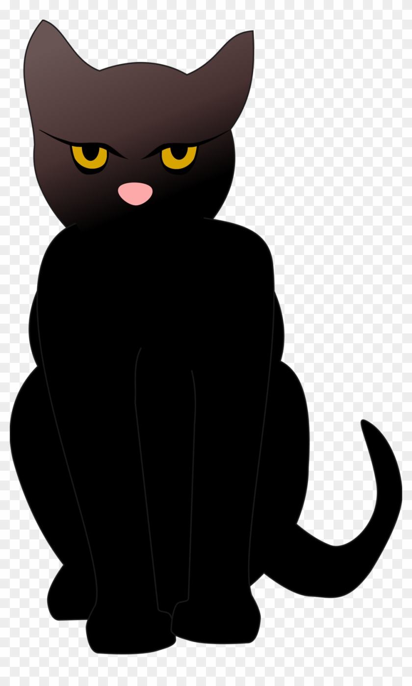 Clipart Cat Transparent Silhouette Clip Art Library - Black Cat Clip Art #12717