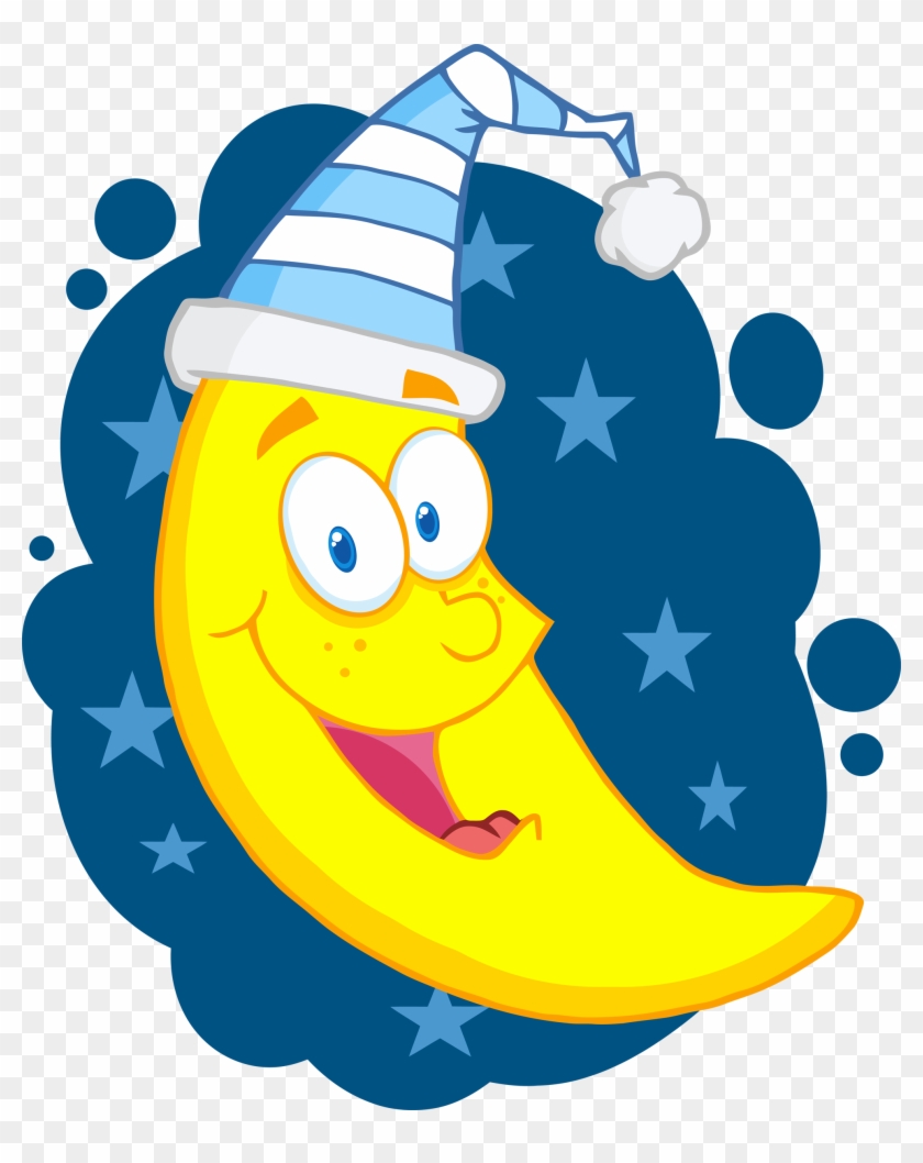 Moon Clip Art - Happy Moon #12794