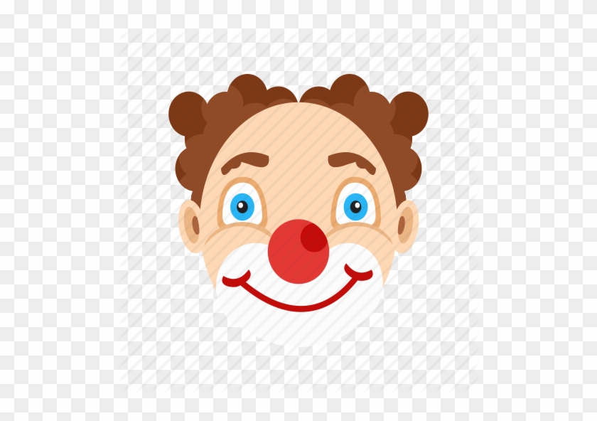 Cartoon Clown Face - Clown #12888