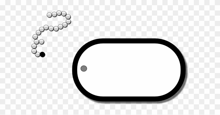 Clip Art Army Dog Tag Clipart - Dog Tag Clip Art #12960