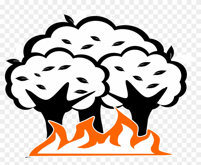 Forest Drawing Cliparts - Natural Disaster #13017