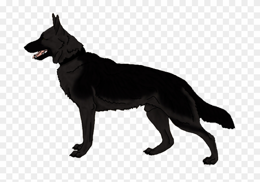 Clip Art German Shepherd Dog 10 Cool Hd Wallpaper - Dogs Black And White  Angry - Free Transparent PNG Clipart Images Download