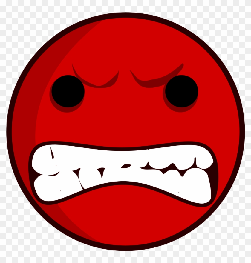 Angry Face - Cara Enfadada - Angry Faces Clip Art #13047