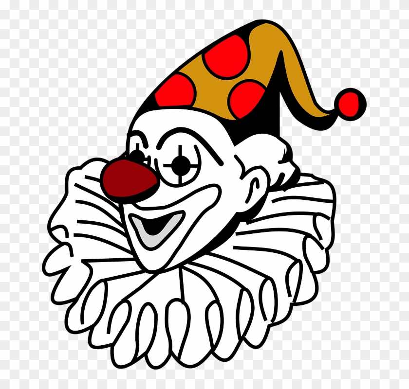 Clown Clipart Funny Person - Joker In Playing Cards #13079