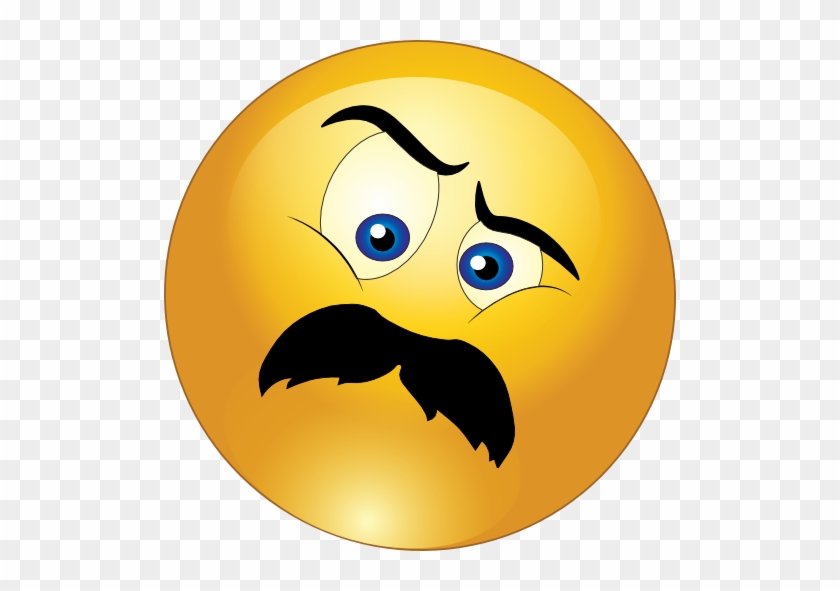 Gallery For Angry Smiley Face Clip Art - Emoticons With Moustache #13177