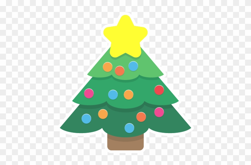 Cute Christmas Tree Clipart - Cute Christmas Tree Cartoon #13195