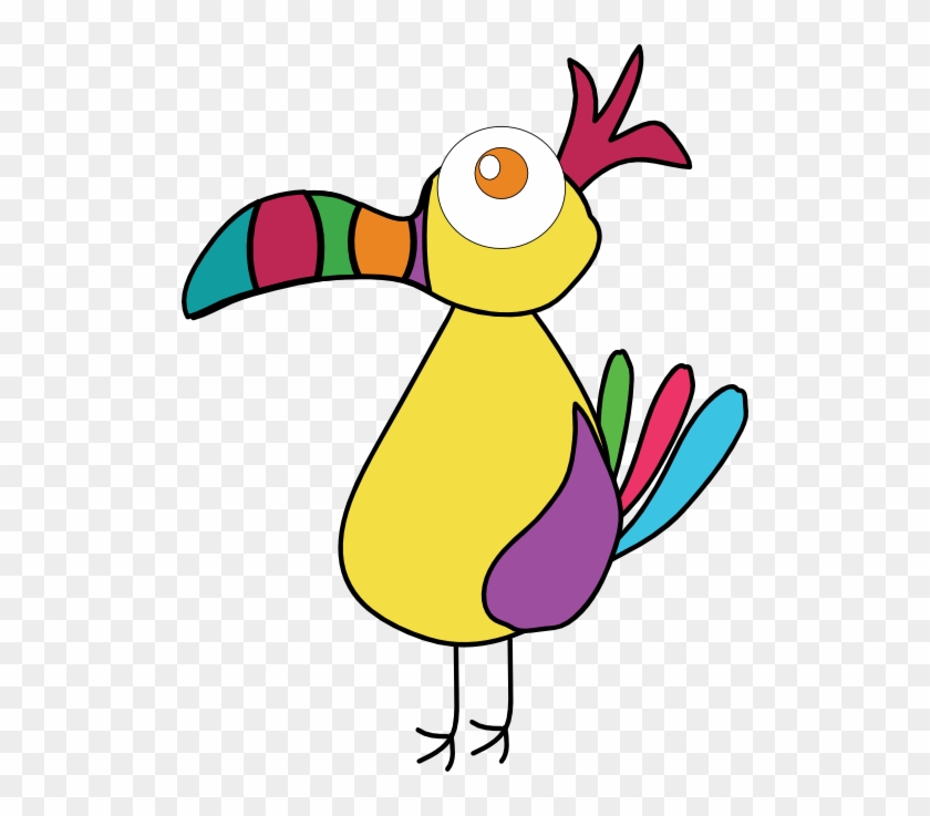 صورة عصفور ملون كرتون Free Transparent PNG Clipart