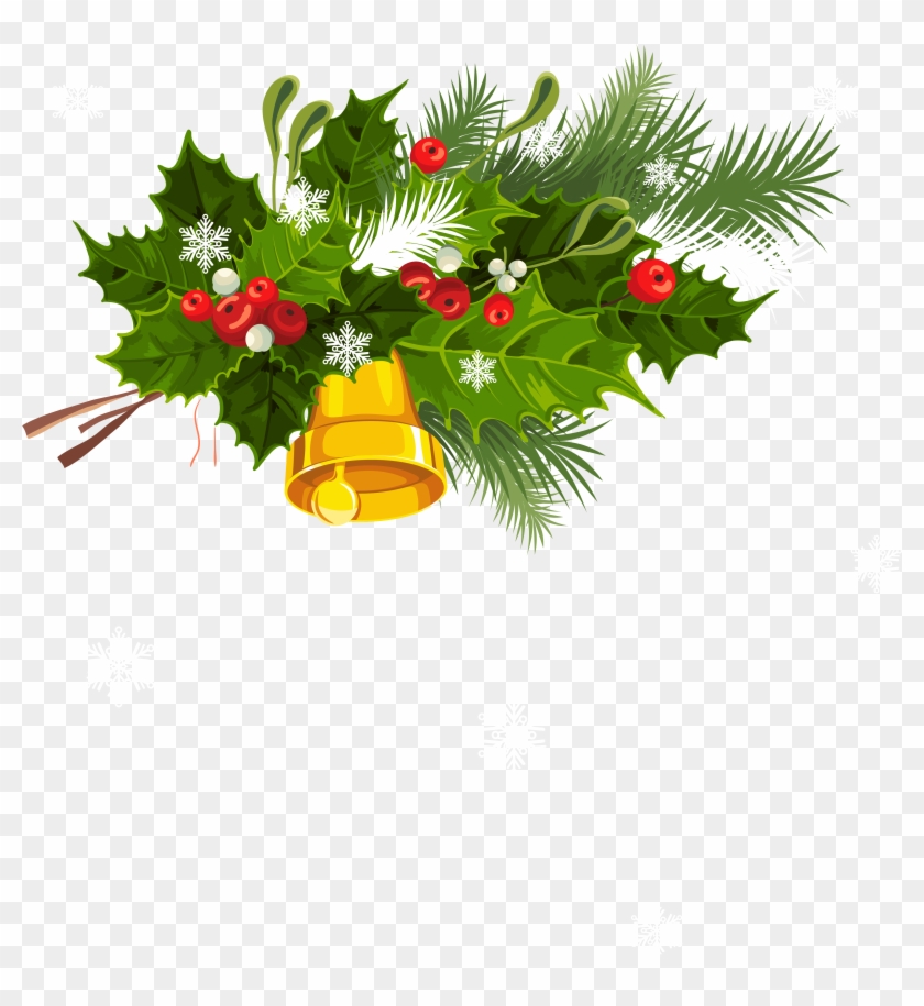 Xmas Stuff For Christmas Bells Clip Art Library - Mistletoe Border Png #13355