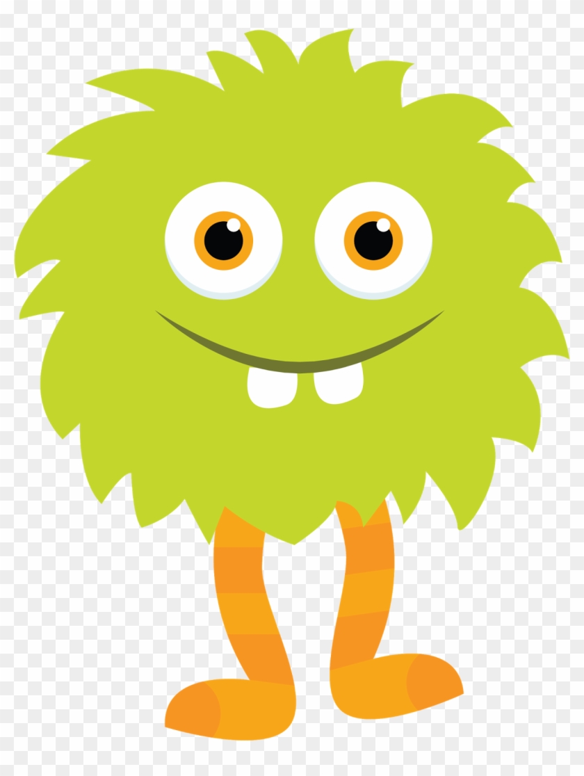 Little Monster Clipart Green Monster 2 By Little Apples - Monster Clipart #13357