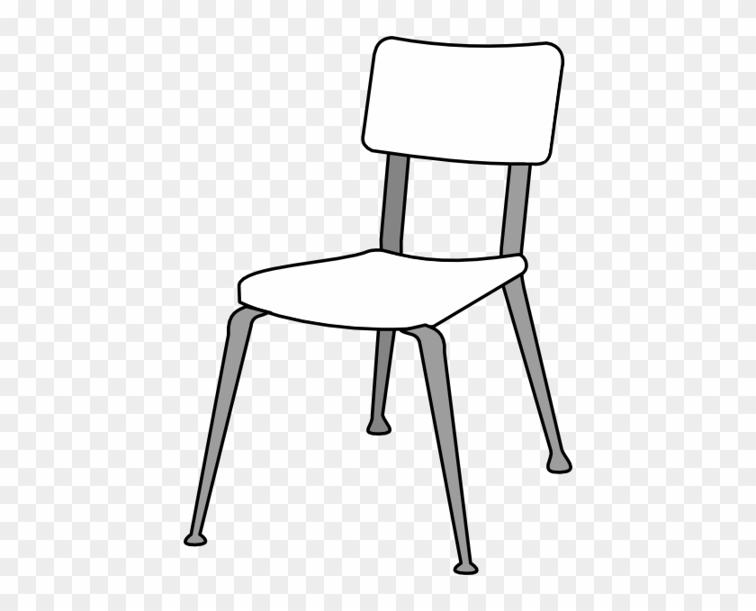 White Classroom Chair Clip Ar - Chairs Clipart #13366