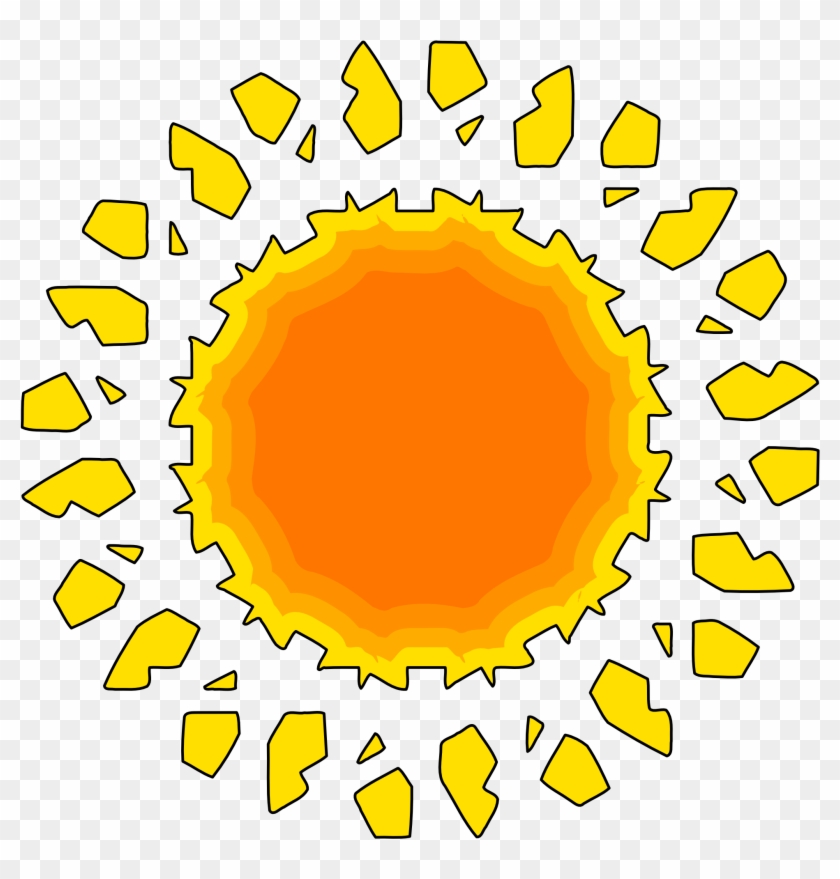 Sunshine Clipart Orange Sun - Icon #13493