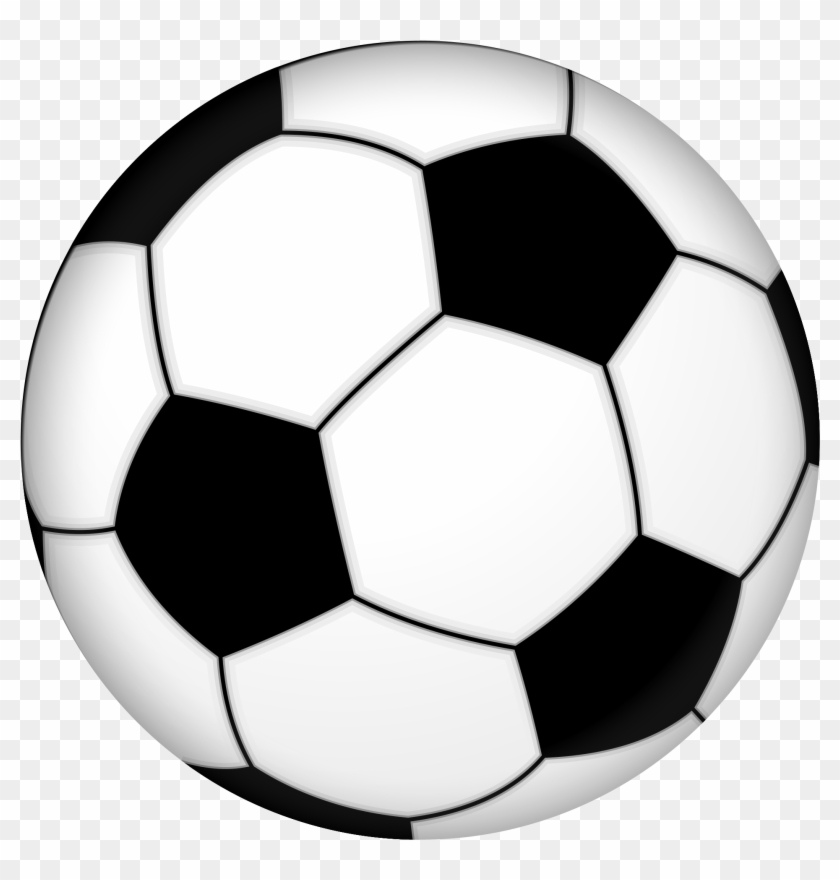 Soccer Ball Clip Art Png Image - Draw A Soccer Ball #13577