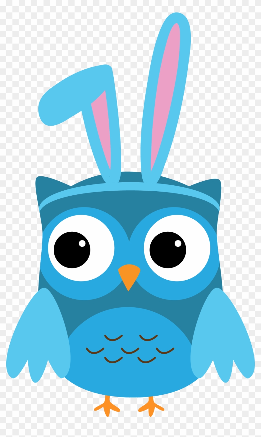 Bunny Owl Clip Art - Eyes Closed Clip Art #13593