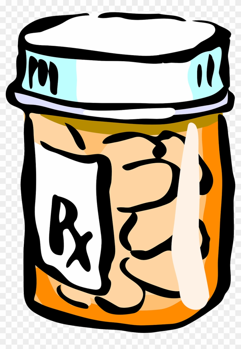 Pill Bottles Clip Art #13631