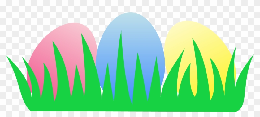 Three Easter Eggs In Grass Free Clip Art Sweetclipart - Easter Egg Clipart Free #13645