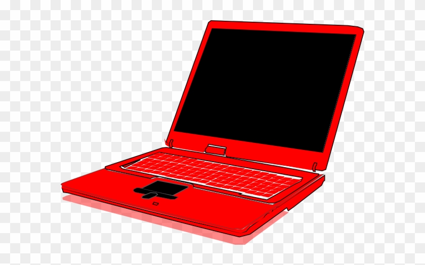 Red Laptop Clipart #13652
