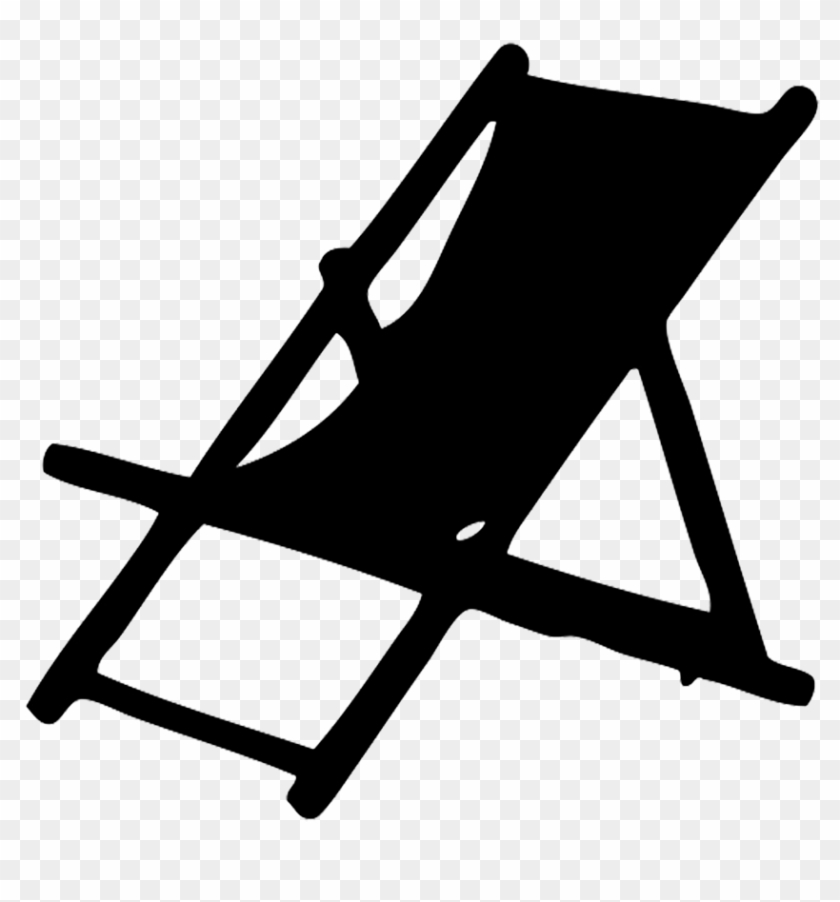 Deck Chair Silhouette - Deck Chair No Background #13837