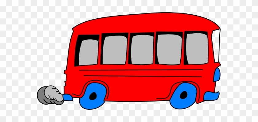 Red School Bus Clip Art - Red Bus Clipart #13844