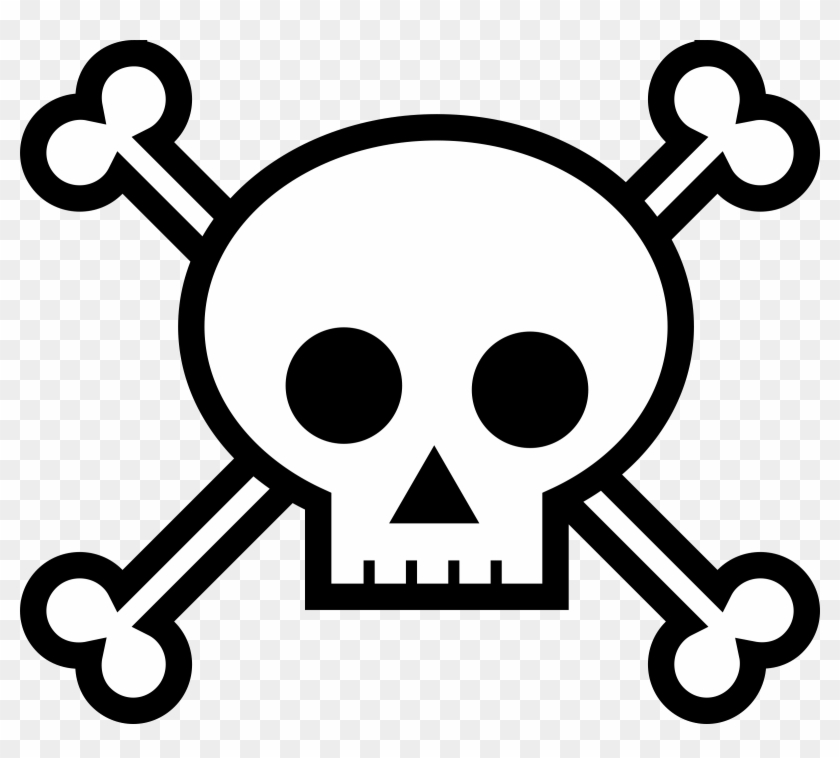 Clipart - Draw Skull And Bones #13861