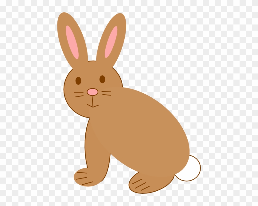 Brown Rabbit Clip Art At Vector Clip Art Png - Brown Rabbit Clipart #13898