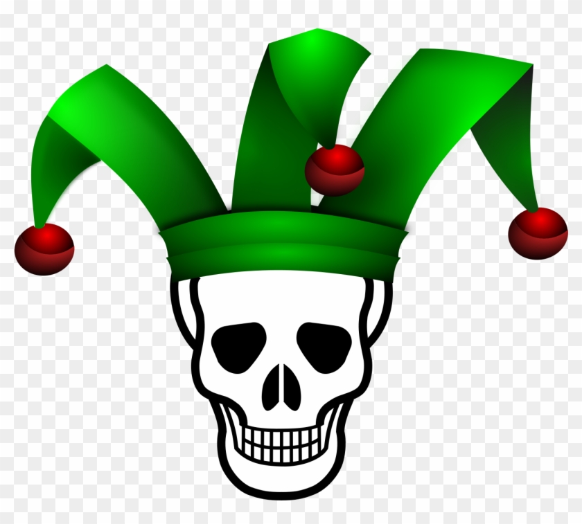 Skull Jester - Skull And Crossbones #13953