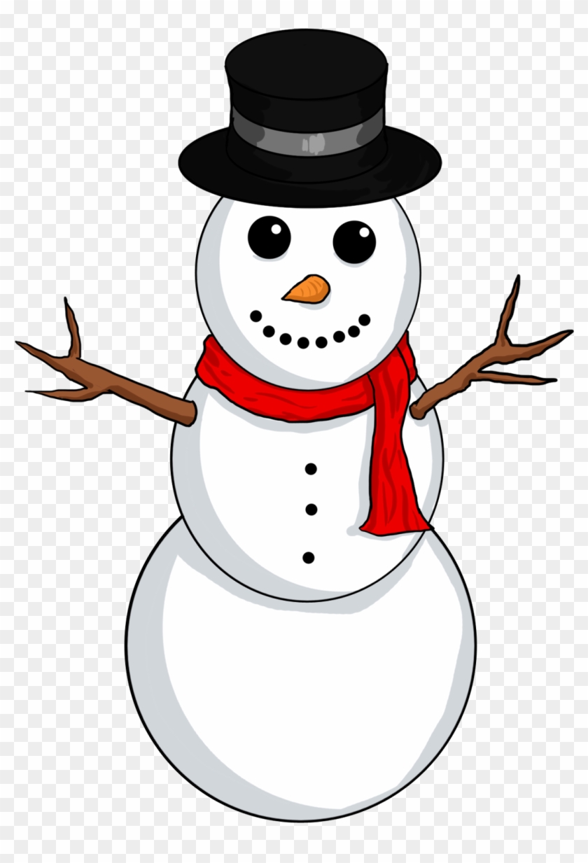 Snowman Transparent Background Clipart - Snow Man Clipart #13994
