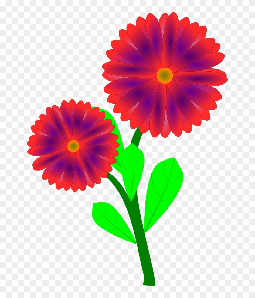 Flowers Svg Vector File, Vector Clip Art Svg File - Vector Graphics #13995