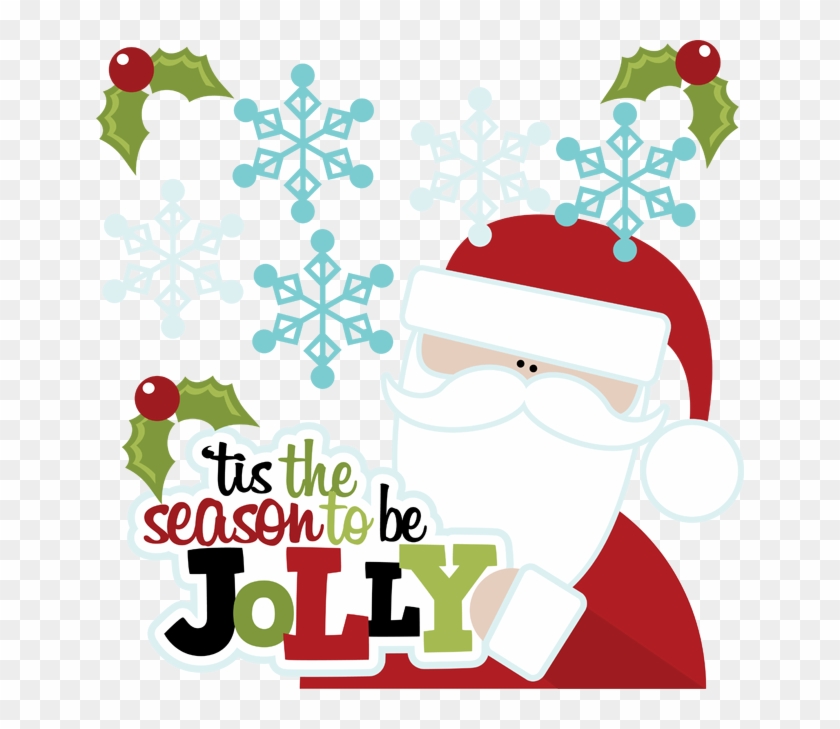 Tis The Season To Be Jolly Cuttable Scrapbook Svg Files - Tis The Season To Be Jolly #14068