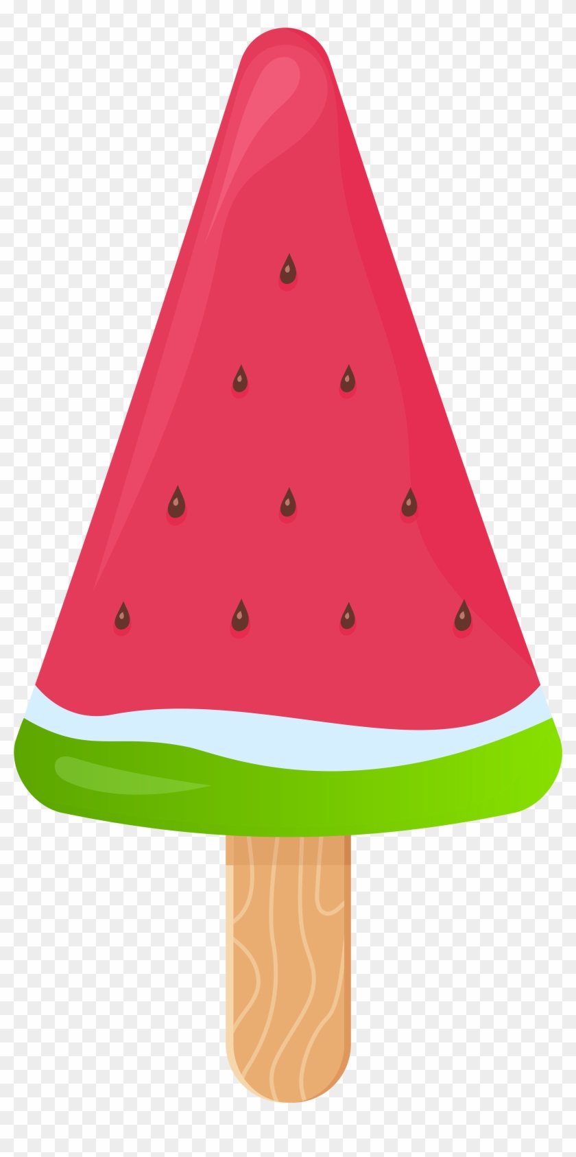 Chocolate Ice Cream Ice Cream Cones Clip Art - Watermelon Ice Cream Stick #14102