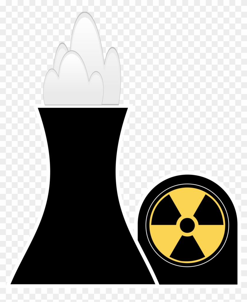 Plant Black - Nuclear Energy Clip Art #14116