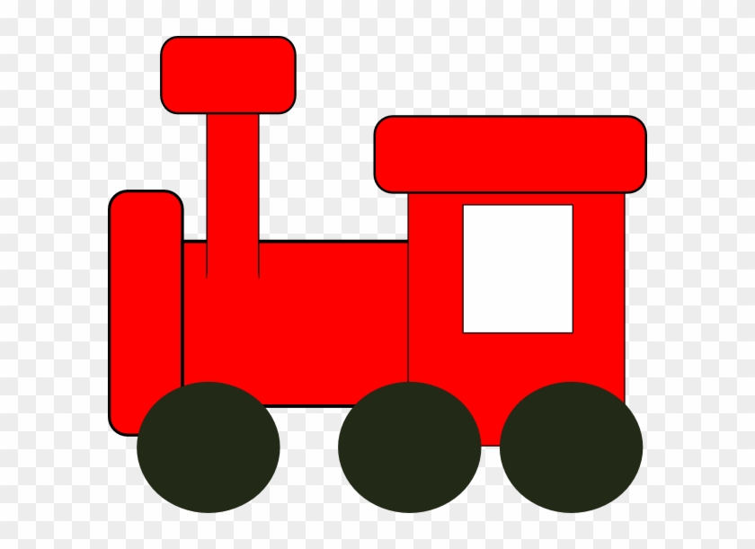 Red Train Clip Art - Front Car Of A Train #14145