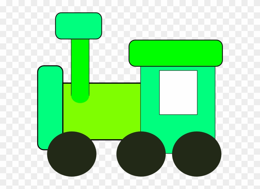 Train Clip Art Green #14155