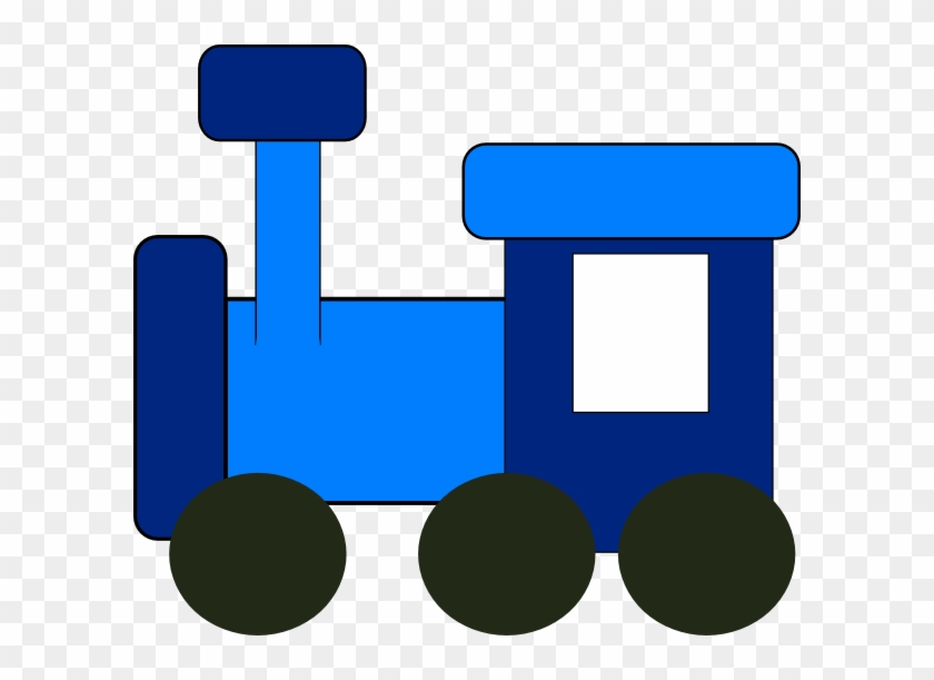 Blue Train Clip Art At Clker - Clip Art Blue Train #14157