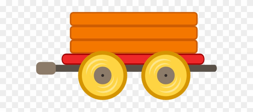 Train Car Orange Clip Art - Orange Train Clipart #14158