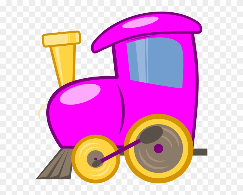 Loco Train Clip Art At Clker - Train Cartoon Colorful Clip Art #14175