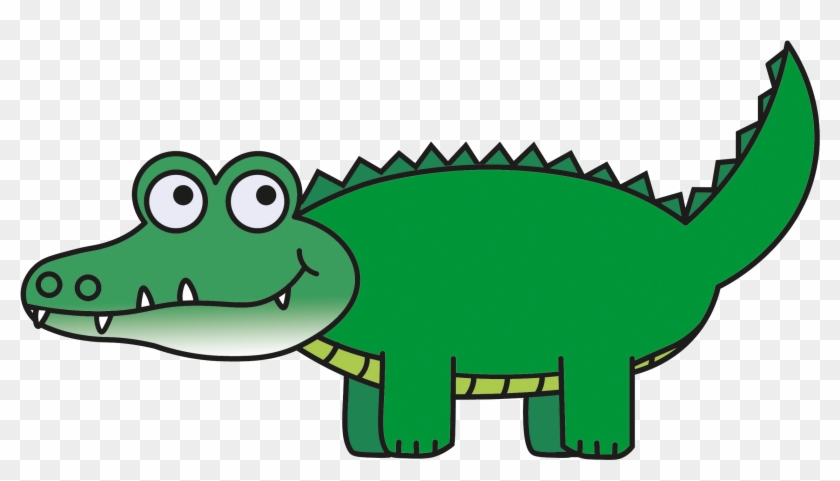 Also - Clip Art Picture Of An Alligator #14297