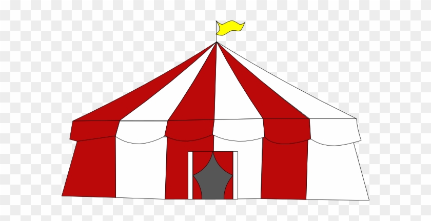 Tent Clip Art - Circus Tent Top Clipart #14298