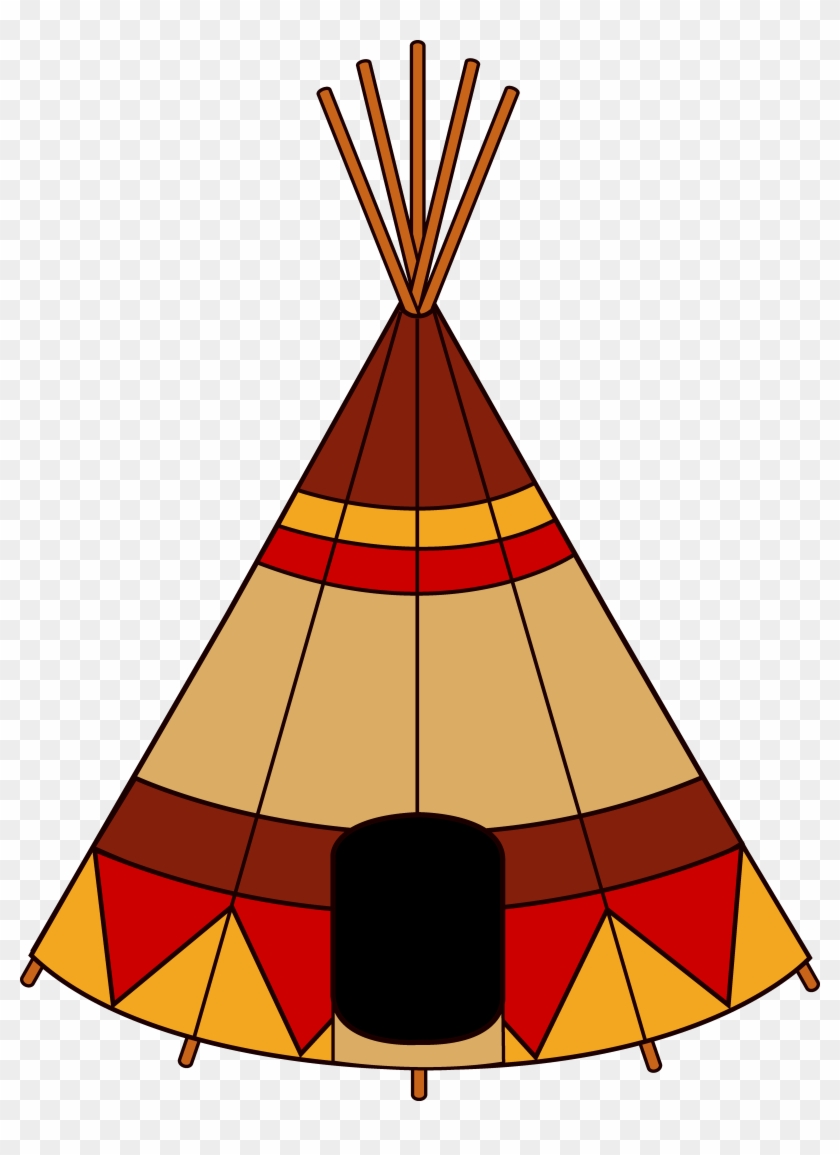Native American Teepee - Teepee Clipart #14346