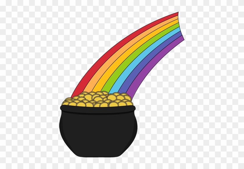 Pot Of Gold And Rainbow - Pot Of Gold And Rainbow #14427