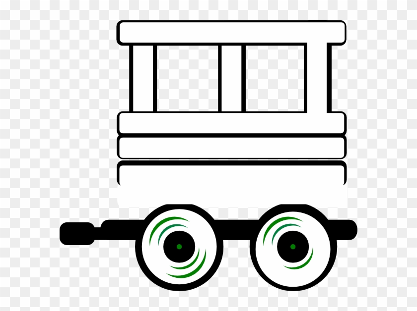 free clipart train with caboose clip