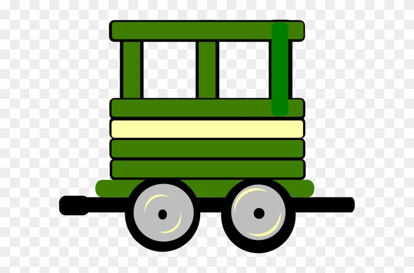 free clipart train with caboose clip