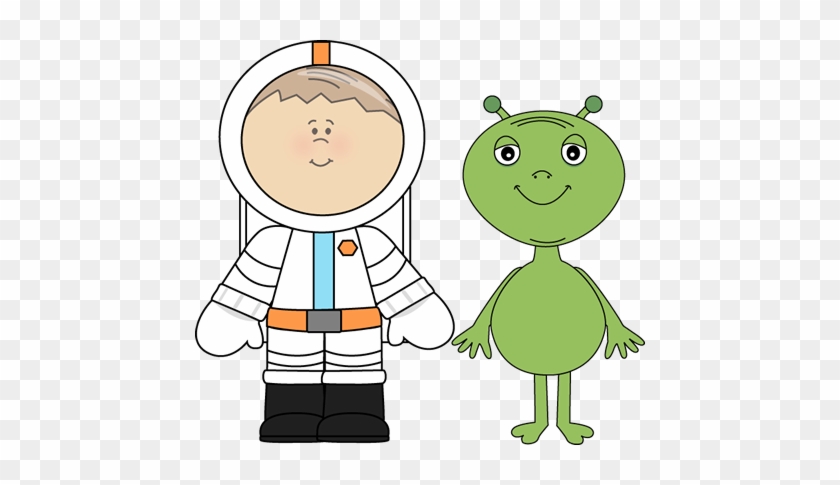 Com She Has The Cutest Graphics This Side Of The Solar - Alien Astronaut Clipart #14549