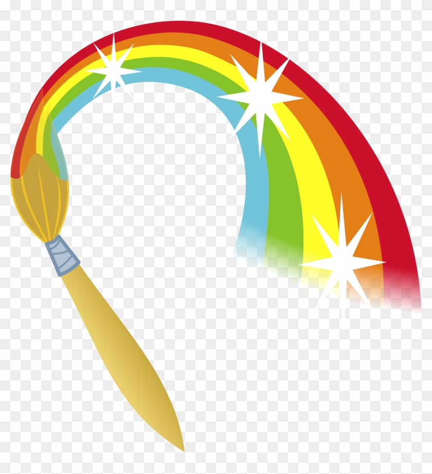 Paintbrush Clipart The Cliparts - Rainbow Paintbrush Clipart #14596