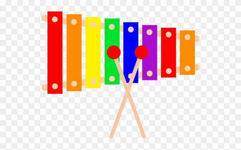 My Free Clip Art Of A Colorful Xylophone Musical Instrument - Xylophone Clipart #14682