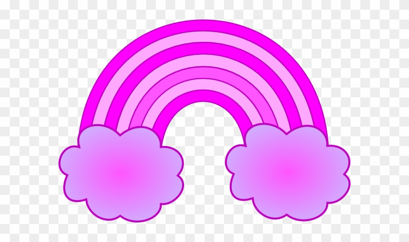 Pink In A Rainbow - Free Transparent PNG Clipart Images Download