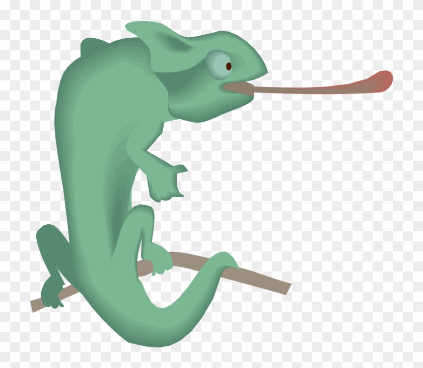 Lizard Clipart - Parts Of A Chameleon #14814